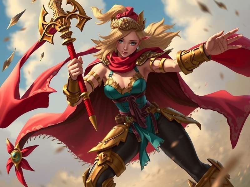 Anise Fury Crusader main character in battle